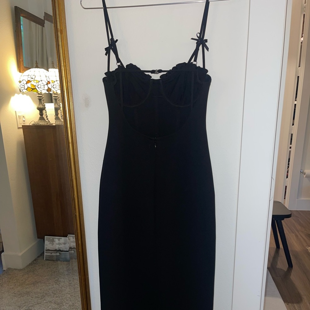 STAUD Georgina Dress Black